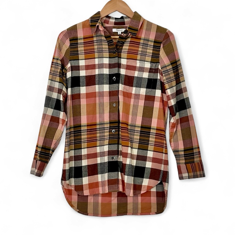Madewell Women’s Plaid Button-up Shirt Size XS